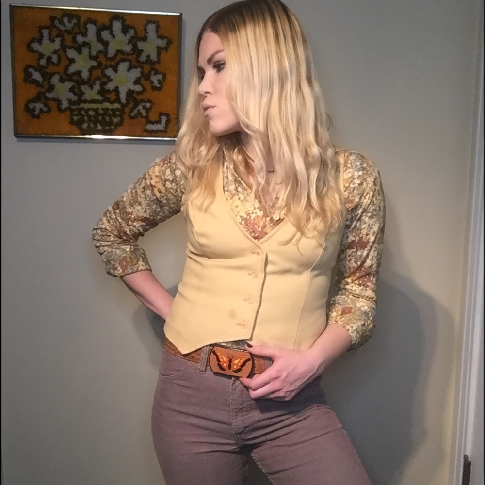 1970s Buttondown Shirt and Vest Set